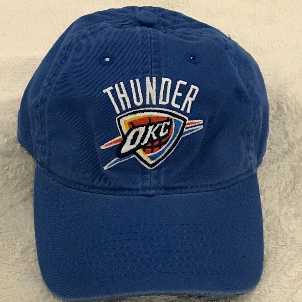 NBA Oklahoma City Thunder Adjustable Blue Basketball Cap